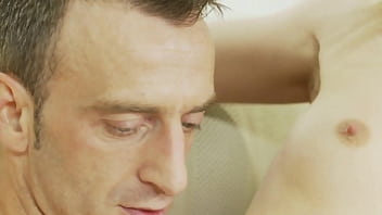 Blonde slut angel long gets pussy and ass fucked in dp threesome