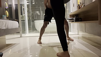 Pretty feet and leggings to kick you pov 4k