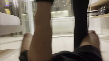 Pretty feet and leggings to kick you pov 4k