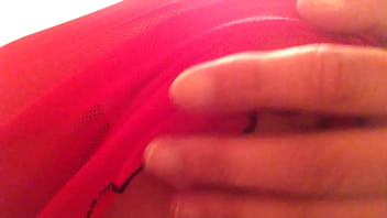 All horny in red mesh