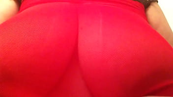All horny in red mesh