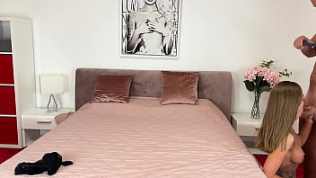 Real backstage leo casanova preparing dina joy's ass before anal destruction part 2