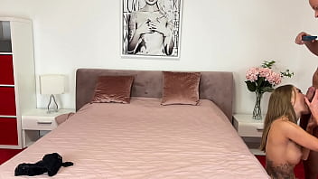 Real backstage leo casanova preparing dina joy's ass before anal destruction part 2