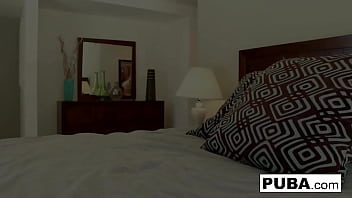 Busty babe dildos her asshole