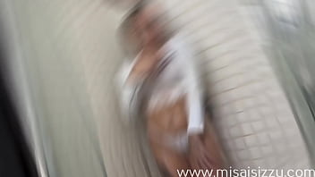 Getting a shower clothed up