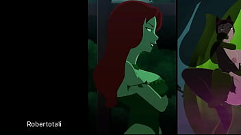 Cat and bat corrupted by poison ivy to take over gotham city Cat and bat corrupted by poison ivy to take over gotham city