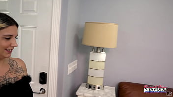 Busty blonde logan lace deepthroats a dick and gets her twat deeply fucked