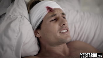 Big tits curvy mature cougar fools a big dick stud and rides his boner