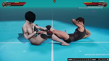 Luna vs jerle nf3d mixed sex battle maledom