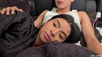 Bed sharing with naive foreign college girl april addams Bed sharing with naive foreign college girl april addams