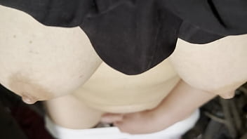 Hot country girl jerk off in barn