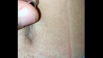 Exploring this sexy belly button with its piercing up close
