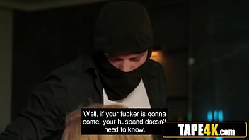 Forgot to lock up now his busty mature wife screams under a stranger