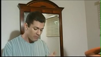 Blonde pornstar wearing only green top is getting cock