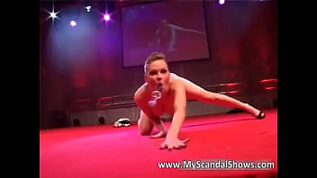 Gorgeous brunette slut likes touching