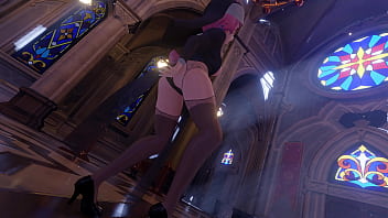 Vtuber strips & dances to kpop mmd