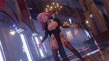 Vtuber strips & dances to kpop mmd