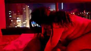 Transando com a gordinha na luz vermelha gordinha gostosa sentando gostoso para negao do pau grande making off