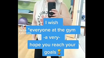 I never see other people as competition at the gym i'm always hoping we all we reach our personal goals *except that on