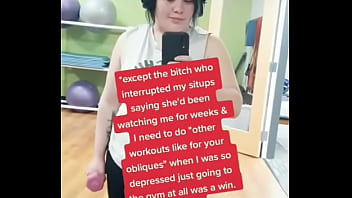 I never see other people as competition at the gym i'm always hoping we all we reach our personal goals *except that on