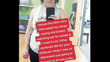 I never see other people as competition at the gym i'm always hoping we all we reach our personal goals *except that on