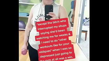 I never see other people as competition at the gym i'm always hoping we all we reach our personal goals *except that on