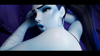 Widowmaker takes it from behind and enjoys it