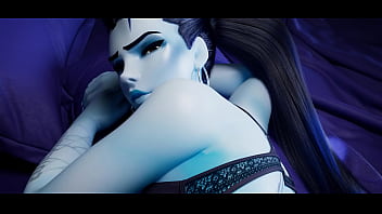 Widowmaker takes it from behind and enjoys it
