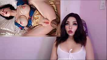 Princesa recibe un duro anal intenso y mojado masturbandome con ia