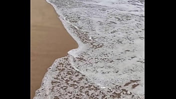 Peeing on the public beach