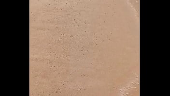 Peeing on the public beach