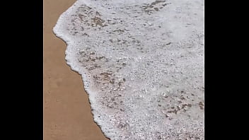 Peeing on the public beach