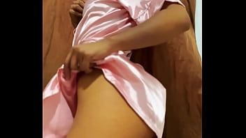 Wow she masturbates her tight pussy