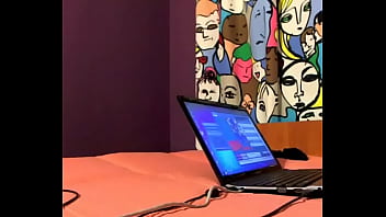 Horny german hipster big tits and masturbating on cam