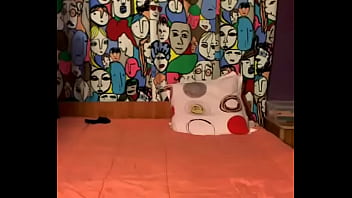 Horny german hipster big tits and masturbating on cam