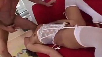 Gorgeous latina chick ass pounded