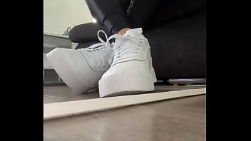 Good morning #socksoles #socks #whitesocks #teen #blacknails #hj #feet #fetish