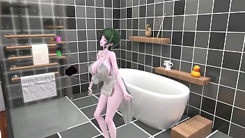St louis azur lane hentai bathroom undress dance tell me song big boobs mmd 3d green hair clip St louis azur lane hentai bathroom undress dance tell me song big boobs mmd 3d green hair clip