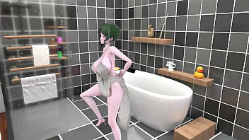 St louis azur lane hentai bathroom undress dance tell me song big boobs mmd 3d green hair clip St louis azur lane hentai bathroom undress dance tell me song big boobs mmd 3d green hair clip