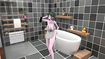 St louis azur lane hentai bathroom undress dance tell me song big boobs mmd 3d green hair clip St louis azur lane hentai bathroom undress dance tell me song big boobs mmd 3d green hair clip