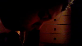 Sloppy blowjob on house arrest