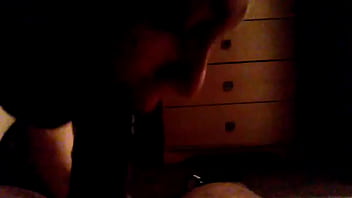 Sloppy blowjob on house arrest