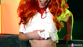 Naughty redhead babe stella bliss is showing off her sexy wet pussy