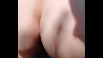 My fanny in the garden