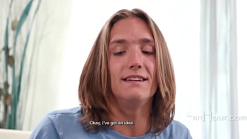 My sneaky blindfolded v card taker stepbro