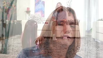 My sneaky blindfolded v card taker stepbro