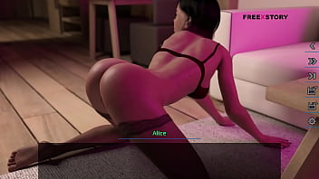 Dreams of desire alex fucked alice's pussy and ass hole and cummed insider her ass in the beginning she gave him a foot job