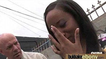 Dp with german ebony bukkake teen 21