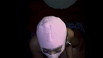 Masked baddie deep throats bbc