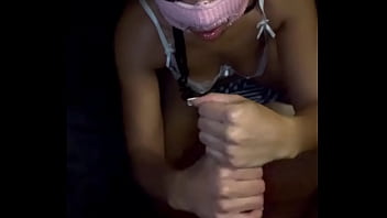 Masked baddie deep throats bbc